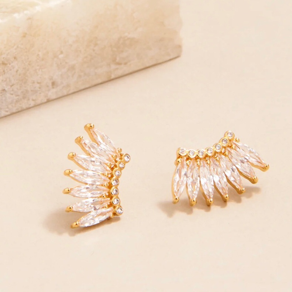 Petite Madeline earrings by Mignonne Gavigan.